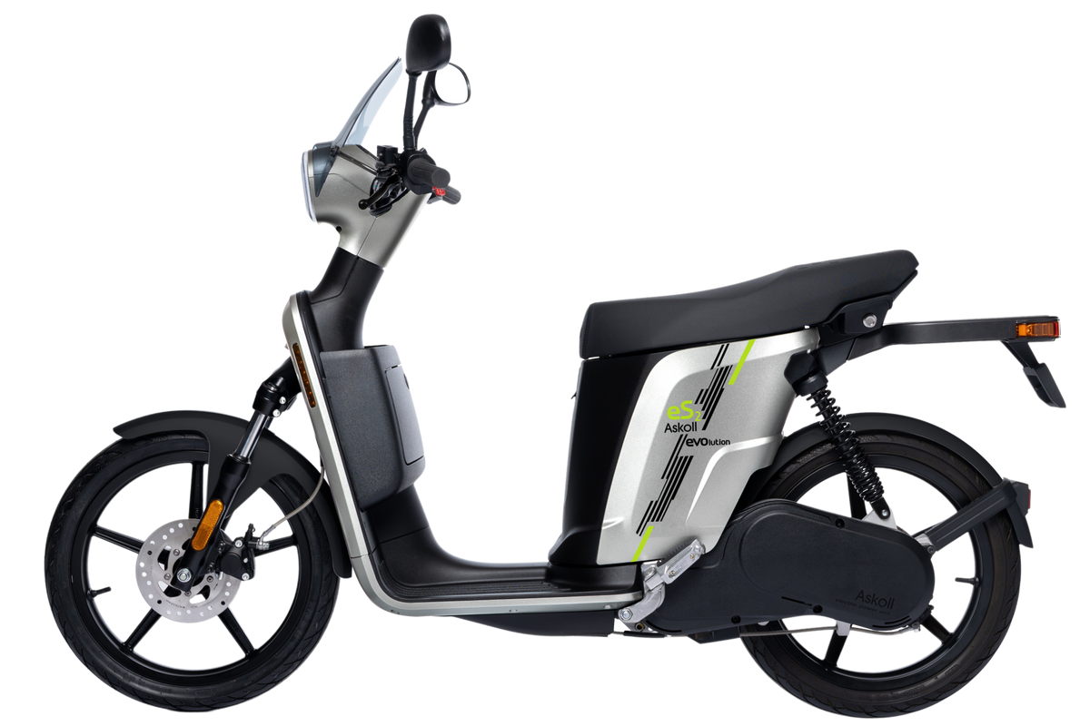 Scooter Elétrica Askoll eS2 EVOlution 2.8 – Grey Black