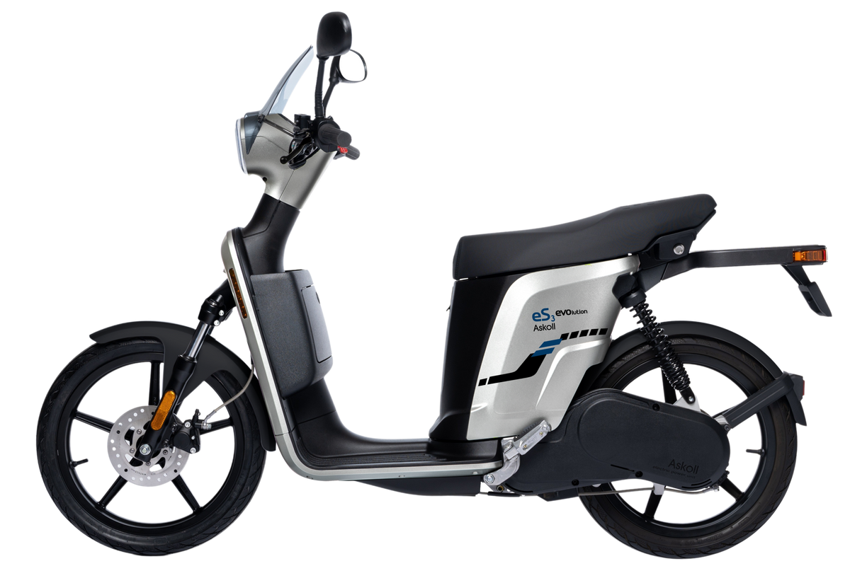 Scooter Elétrica Askoll eS3 EVOlution 2.8 – Grey Black