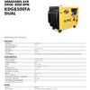 Gerador Ribe KDG8500TA DUAL | INSONORIZADO Monofásico / Trifásico