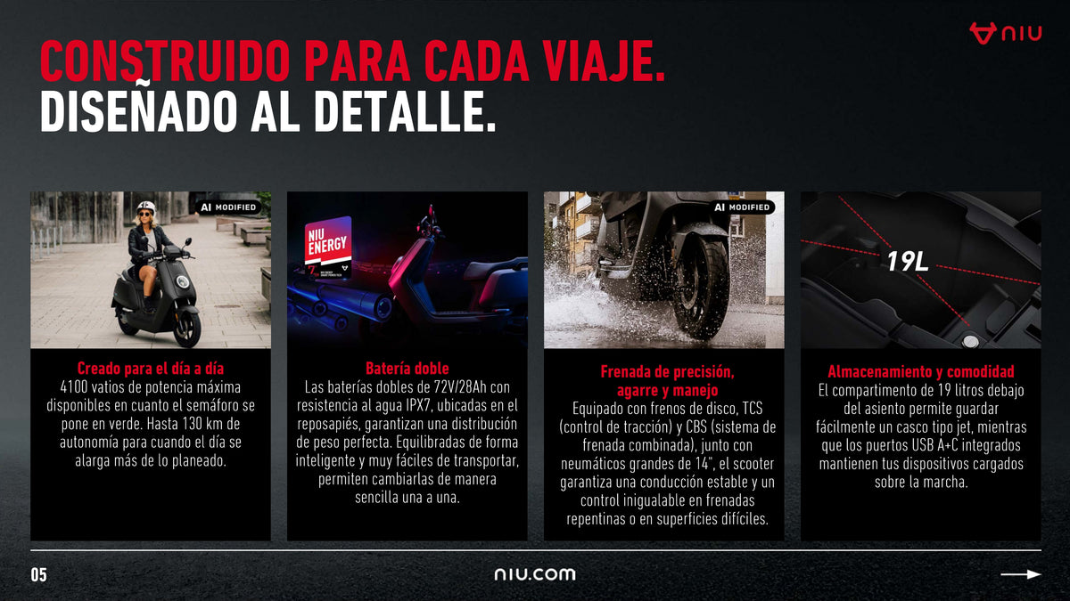 Scooter Elétrica NIU NQi GTS