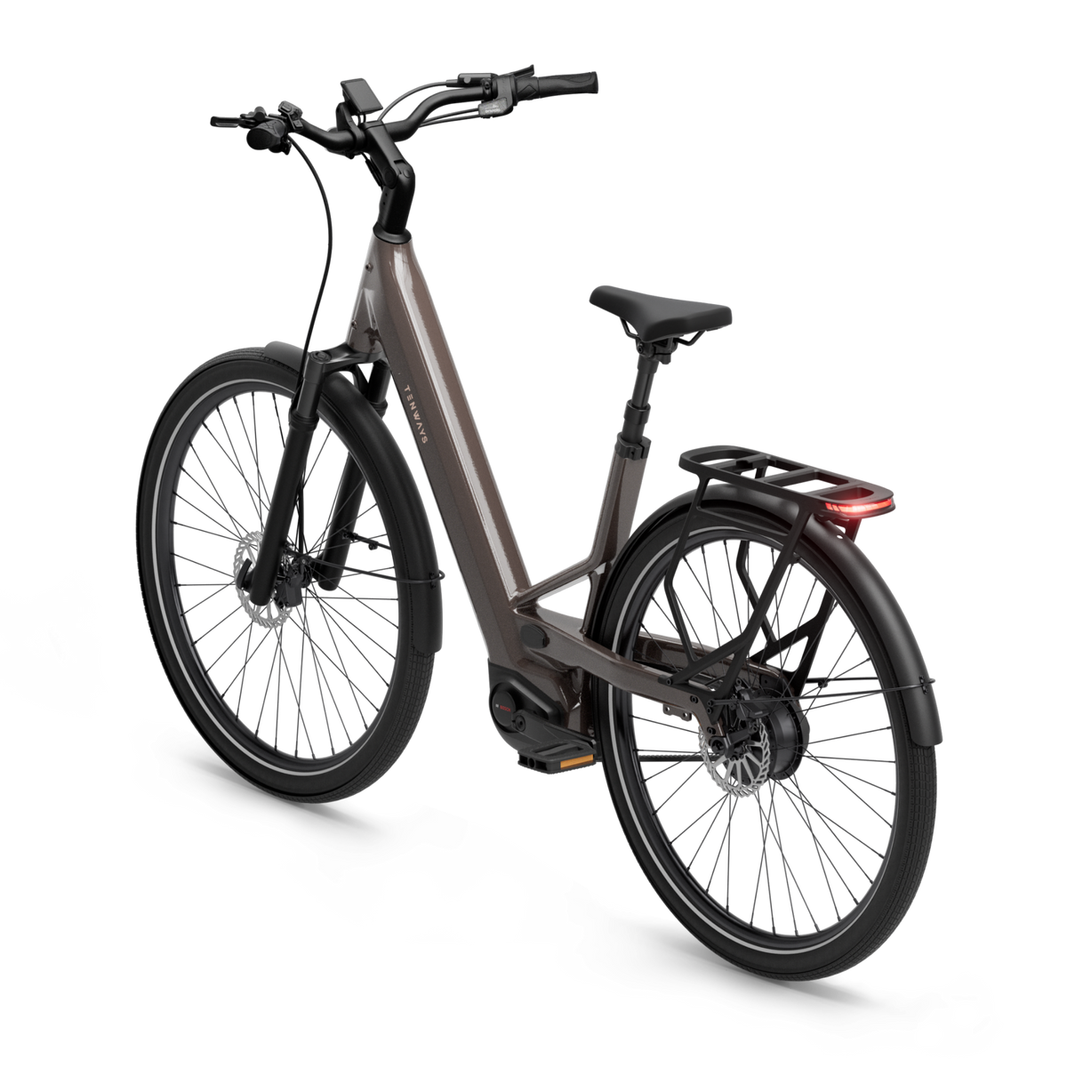 Bicicleta Elétrica TENWAYS AGO Performance – Walnut Brown – foto 3