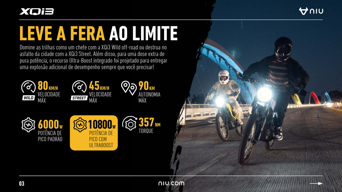 Scooter Elétrica NIU XQi3