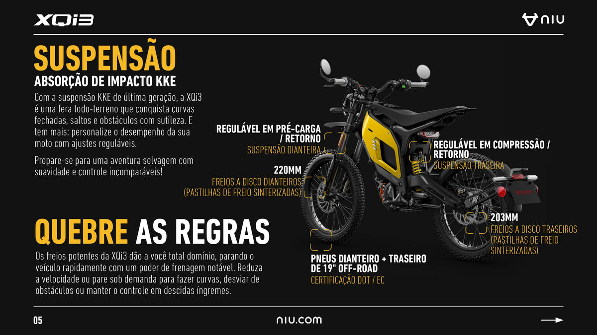 Scooter Elétrica NIU XQi3