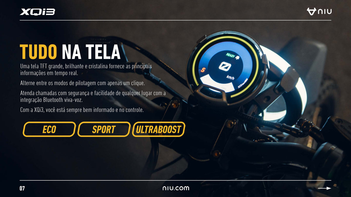 Scooter Elétrica NIU XQi3