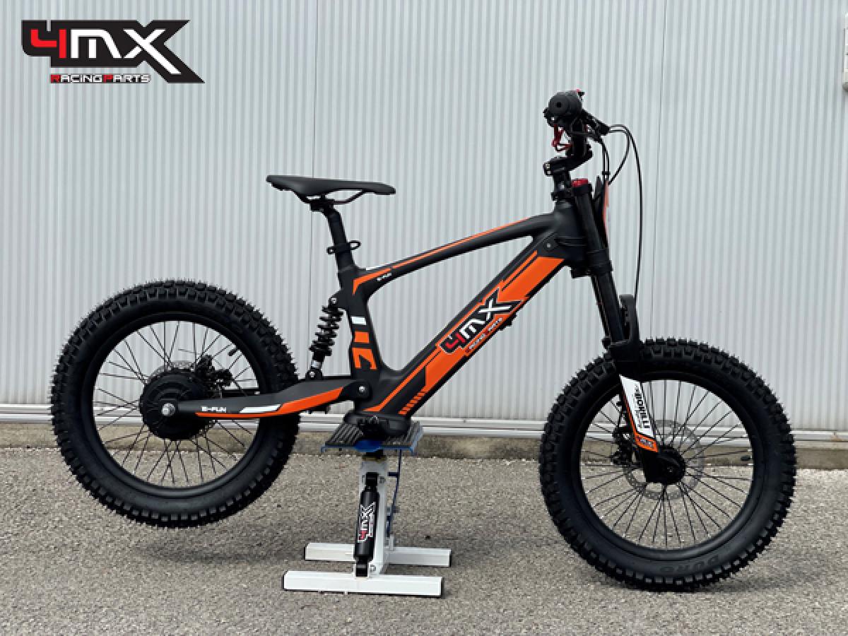 Bicicleta Eletrica Kids 4MX E-Fun 18' Preto