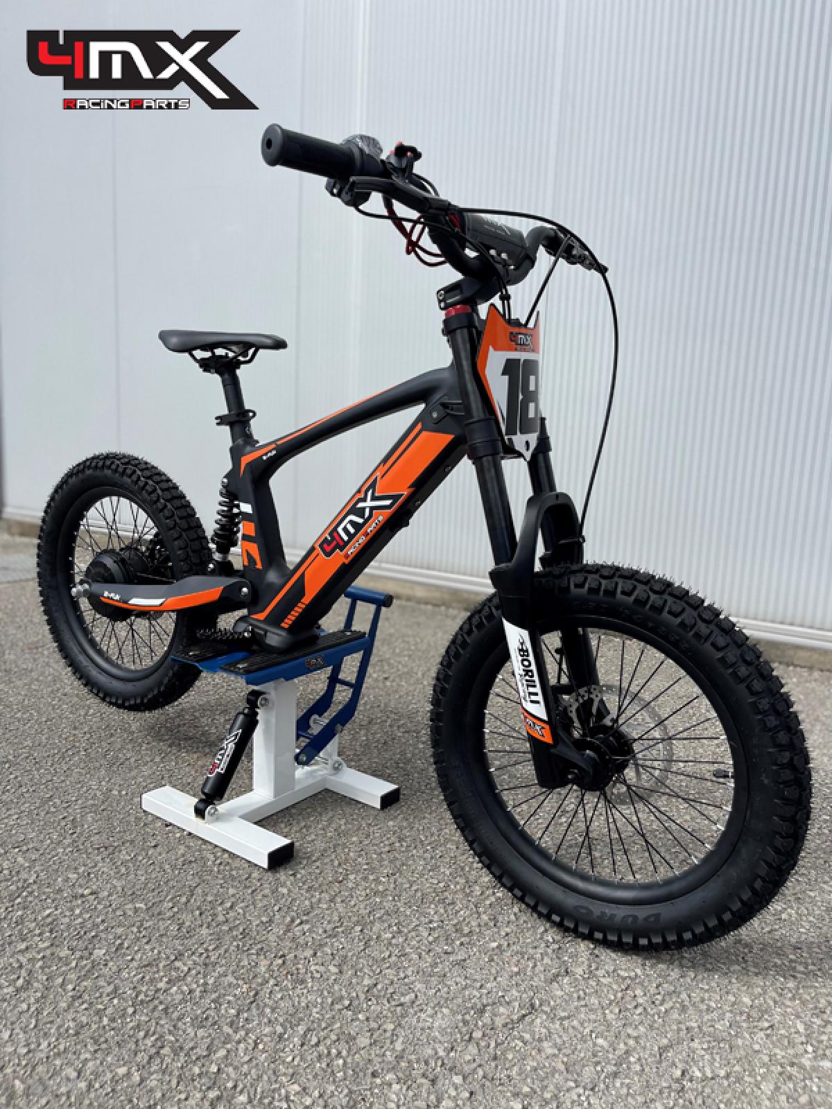 Bicicleta Eletrica Kids 4MX E-Fun 18' Preto