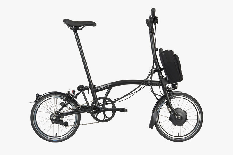 Bicicleta Elétrica Brompton Electric C-Line Explore Black