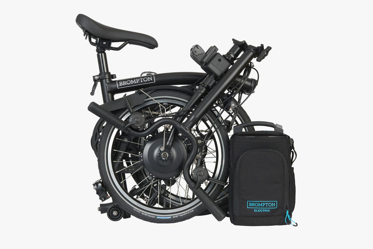 Bicicleta Elétrica Dobrável Brompton Electric C Line Explore Preta – foto 3