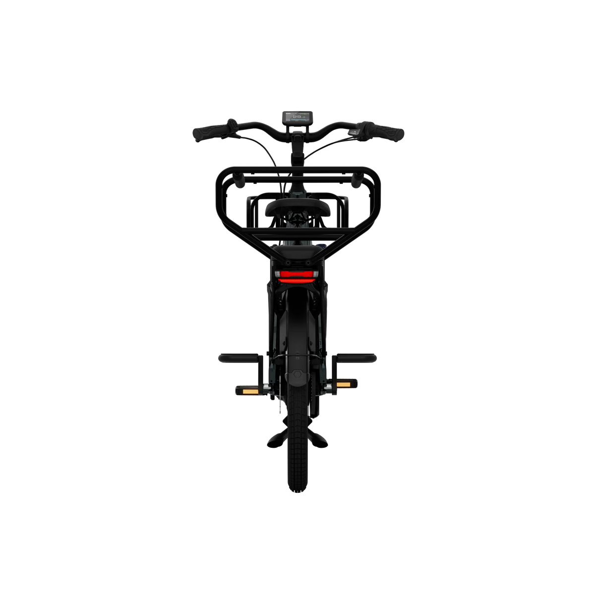 Bicicleta Elétrica de Carga TENWAYS Longtail Duo – Galaxy Grey – foto 5