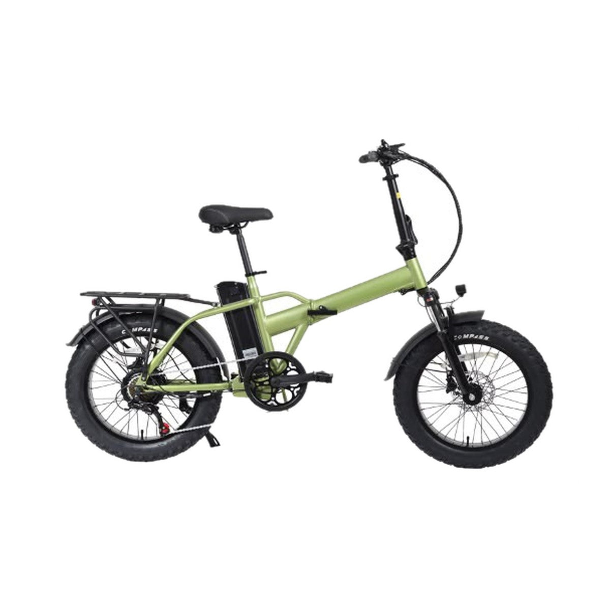 Bicicleta elétrica dobrável biwatt Fold 20 Verde