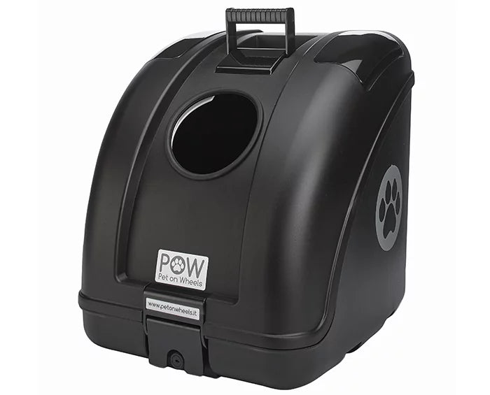Transportador para Animais POW Pet on Wheels Preto
