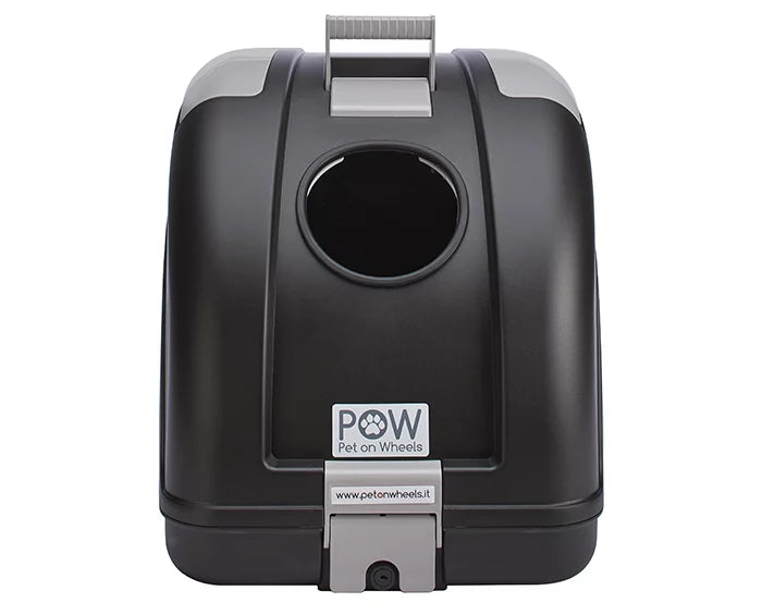 Transportador para Animais POW Pet on Wheels Preto / Pegas Cinzentas – foto 2