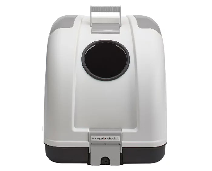 POW Pet On Wheels Base Preta / Topo Branco / Pegas Cinzentas