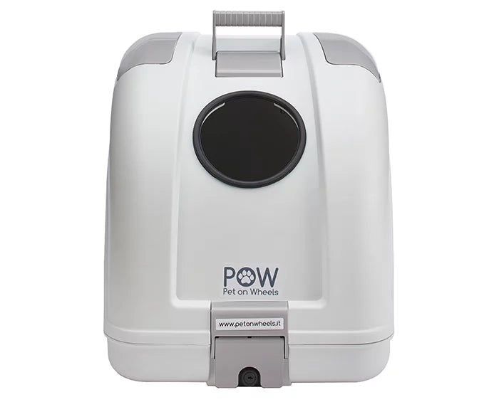 Transportador para Animais POW Pet on Wheels Branco / Pegas Cinzentas – foto 2
