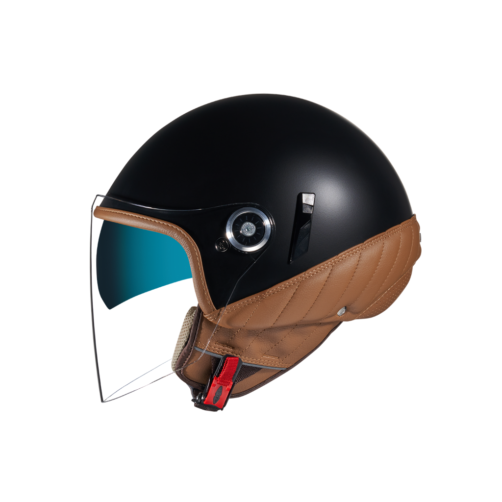 Capacete NEXX SX.60 Artizan Preto/Camel Mate