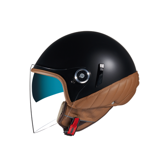 Capacete NEXX SX.60 Artizan Preto/Camel Mate